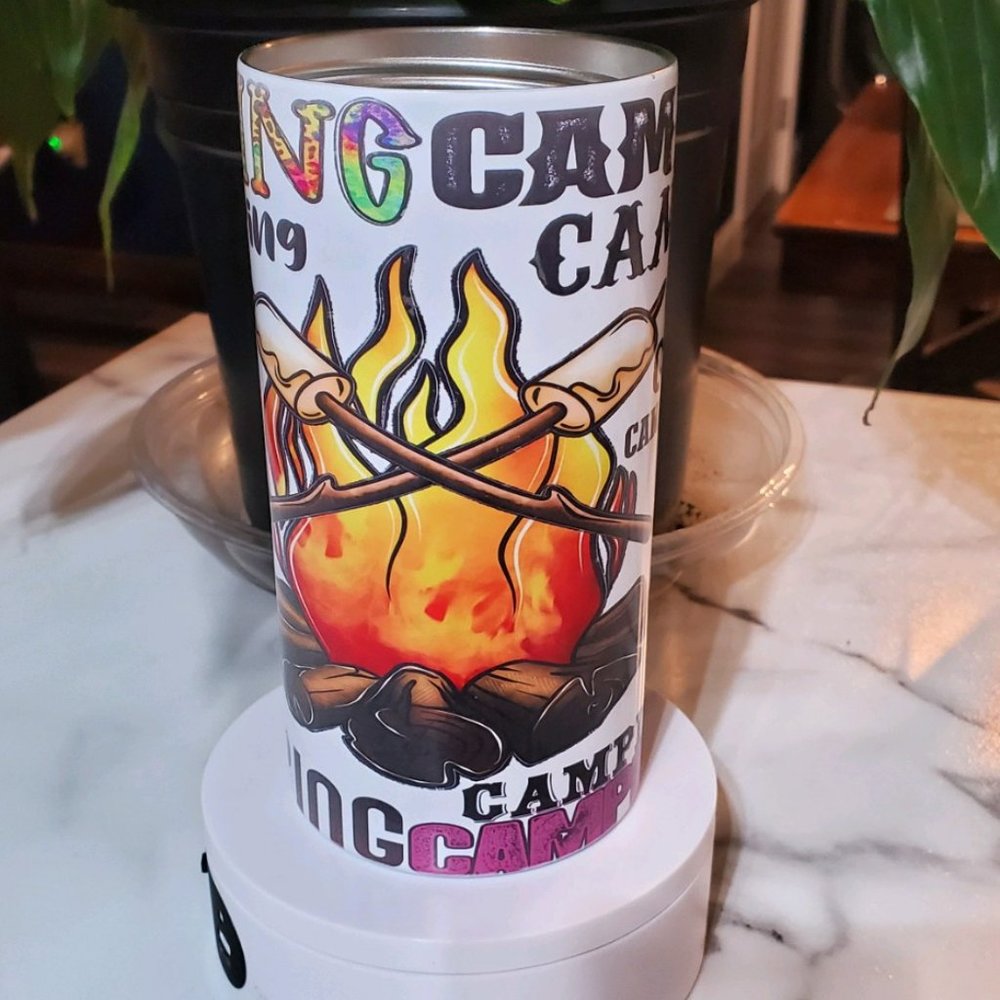 CAMPING  4 in 1 Can Cooler 14oz Tumbler 🎉sale
